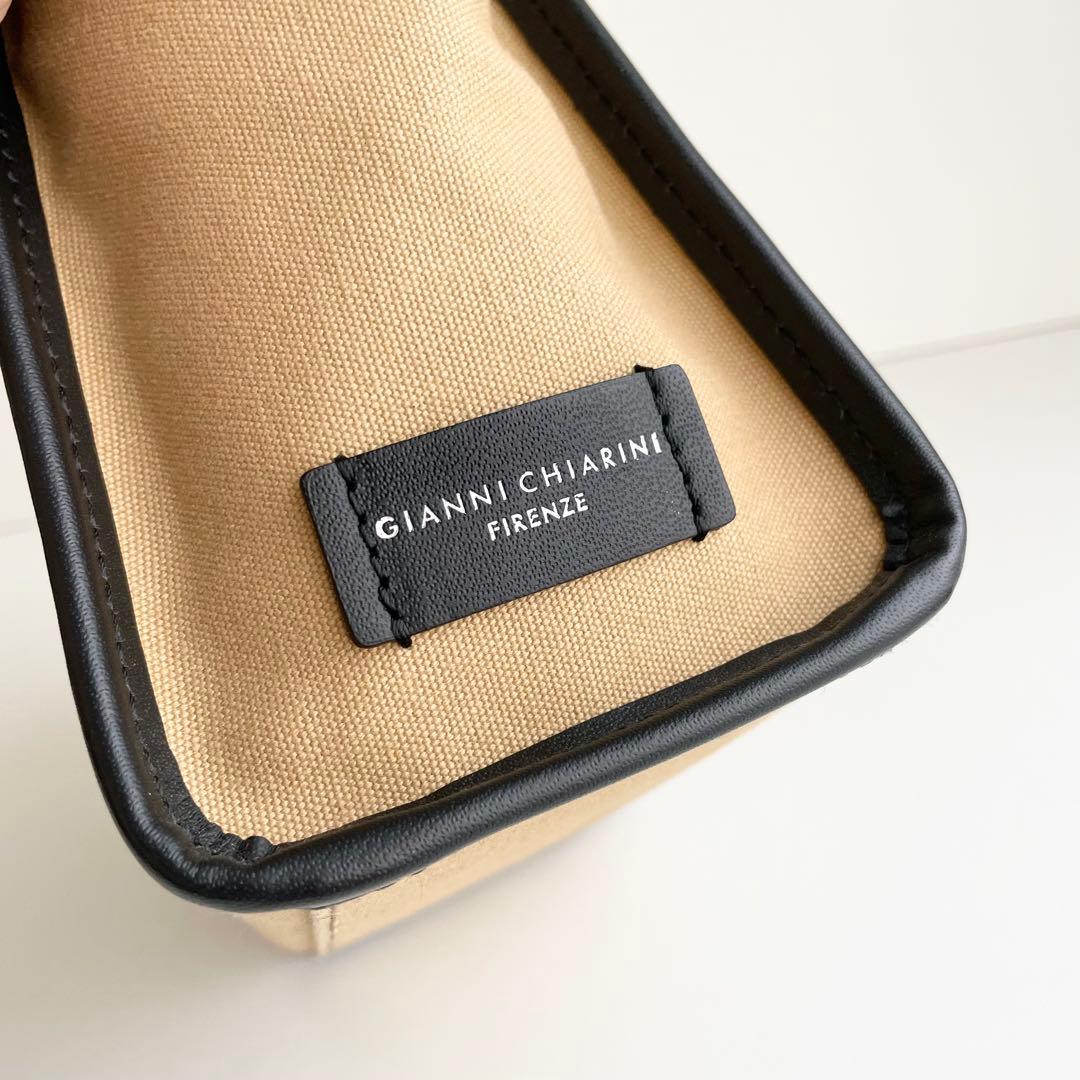 GIANNI CHIARINI ハンドバッグ ミス マルチェッラ カプチーノ