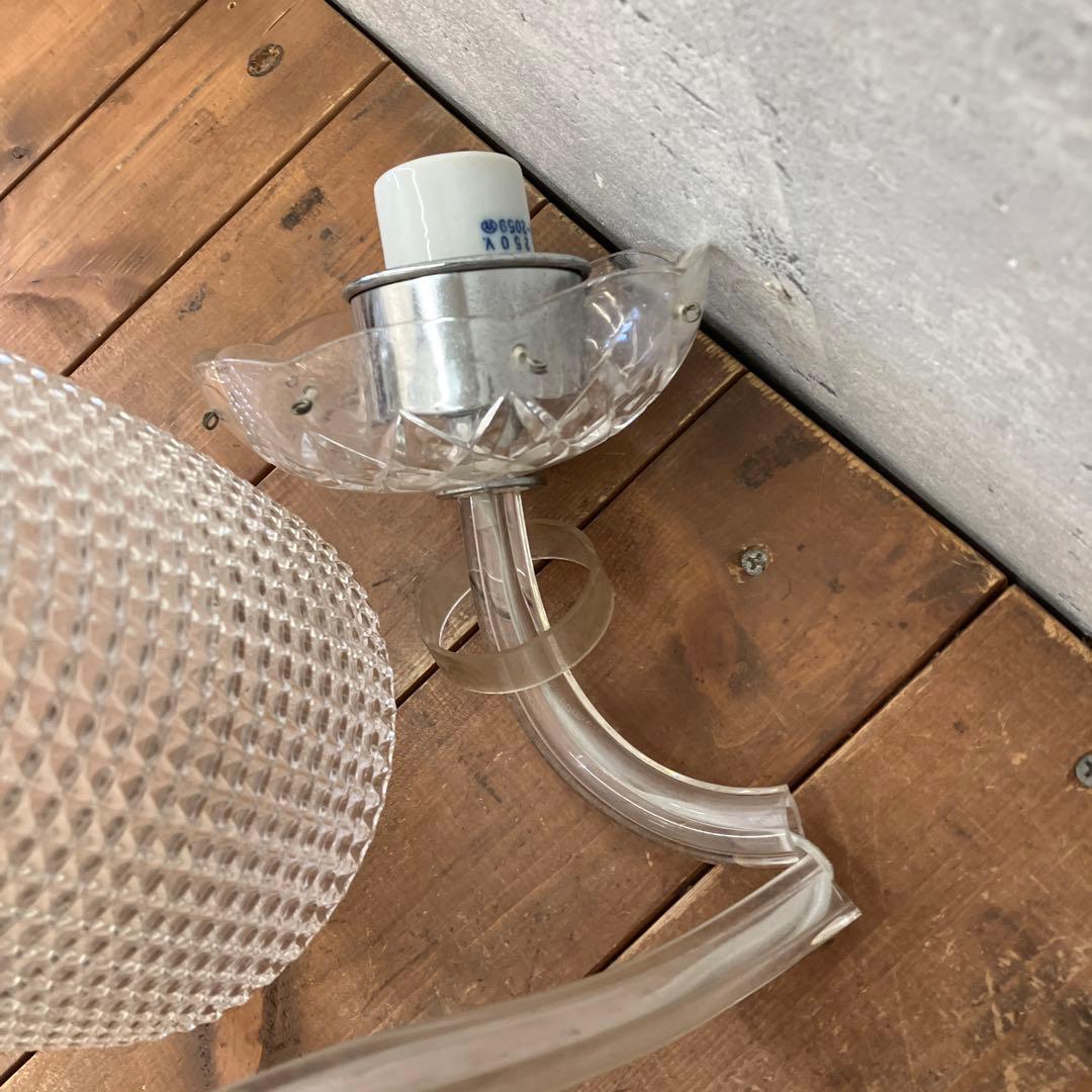 昭和レトロ HOYA ホヤクリスタル ガラス製 シャンデリア