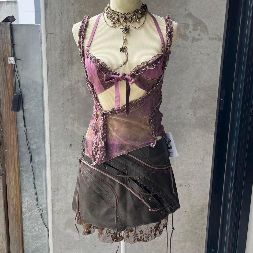 Open Aesthetic メッシュ 2ピーストップ – サイズ S