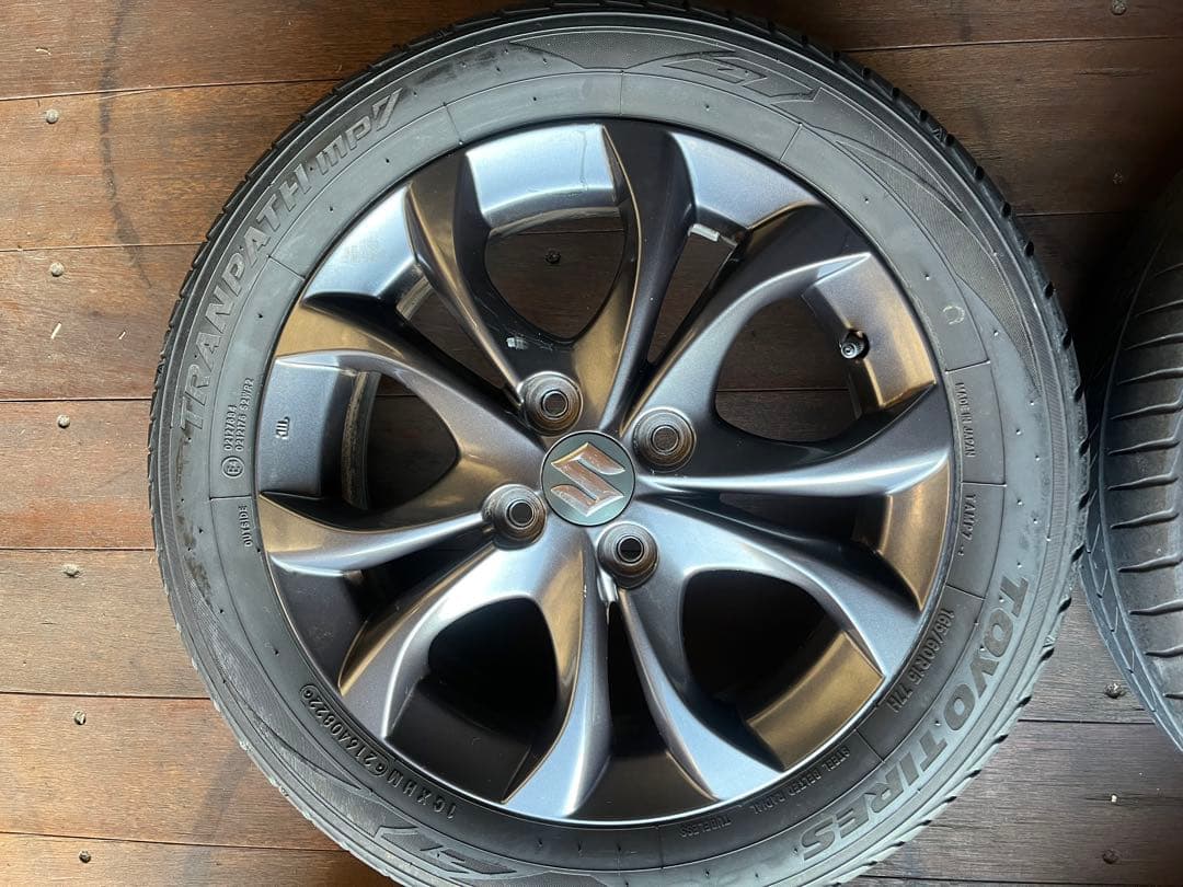 タイヤ付きホイール4本セット　SUZUKI 165/60R15 15✖︎4.5JJ