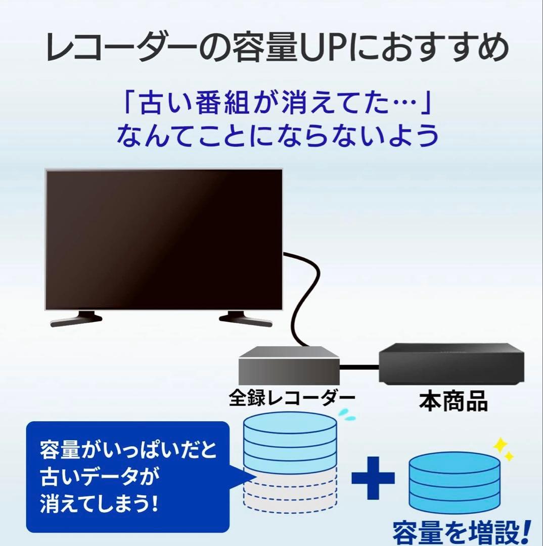 アイ・オー・データ IODATA 外付けHDD 4TB AVHD-US4/E