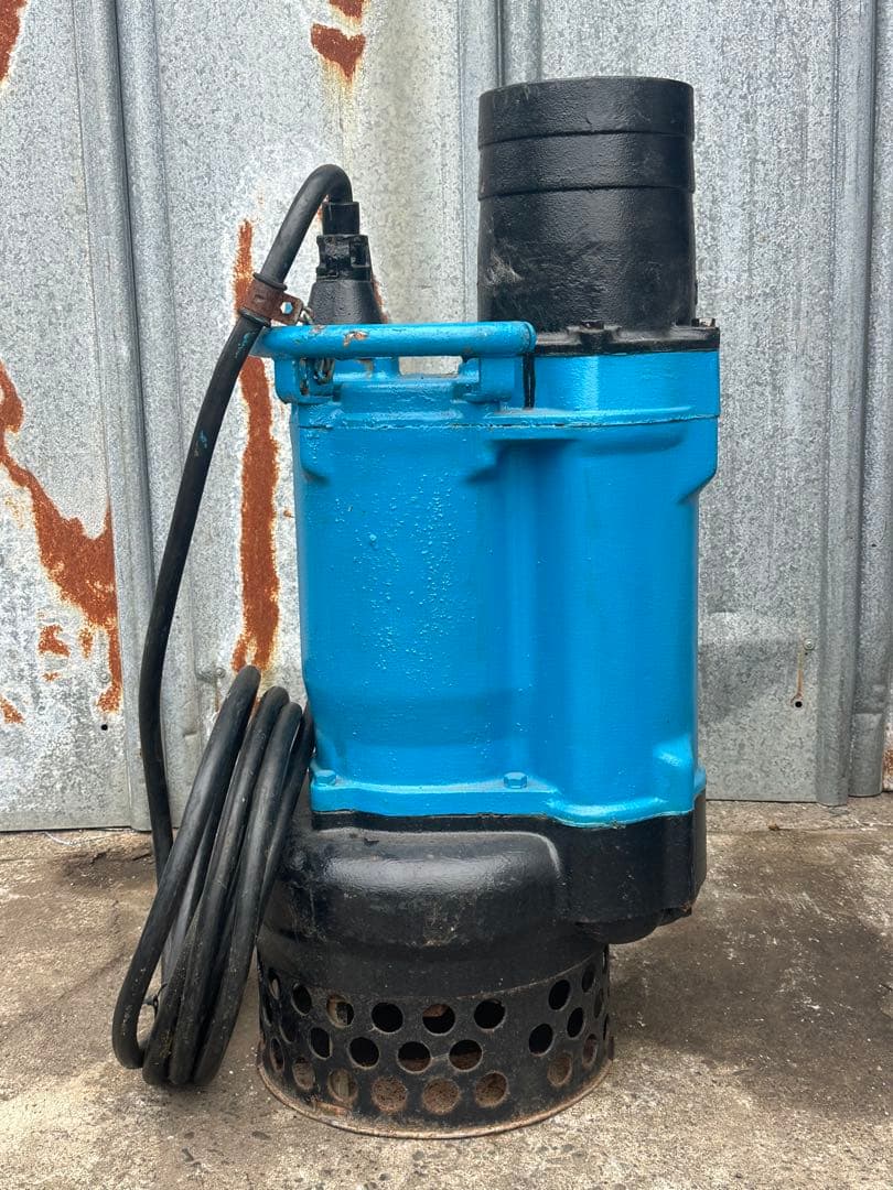 1.ツルミ　排水用水中型ポンプ KRS2-8S 三相200V 50Hz 11kW