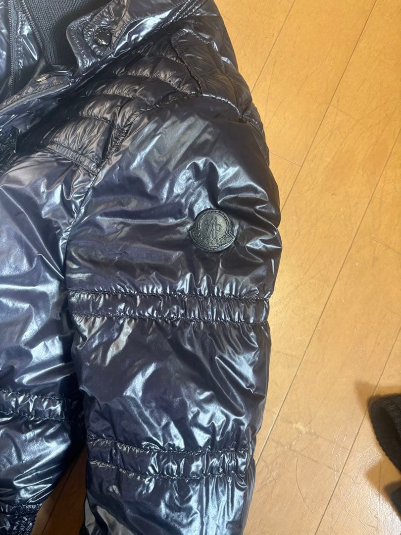 6 MONCLER DUBBO ダウンジャケット XXL 黒 レイヤード風　本物