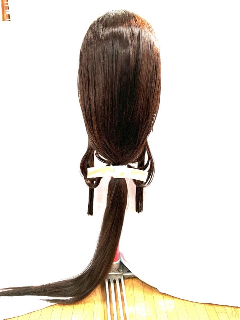 垂髪、辰巳8号サイズ、中古日本髪かつら、舞踊かつら