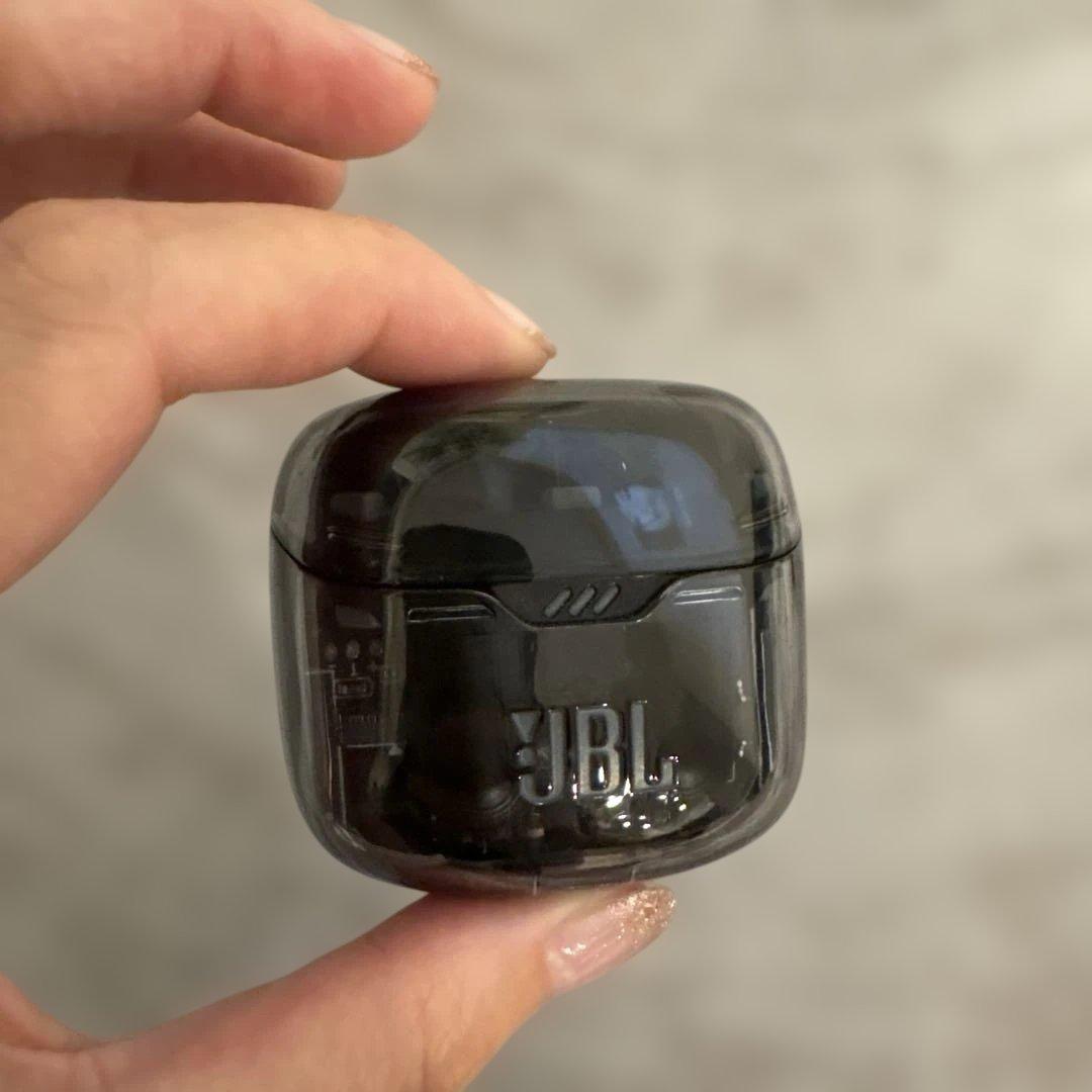 JBL TUNE FLEX BLACK イヤホン　スケルトン