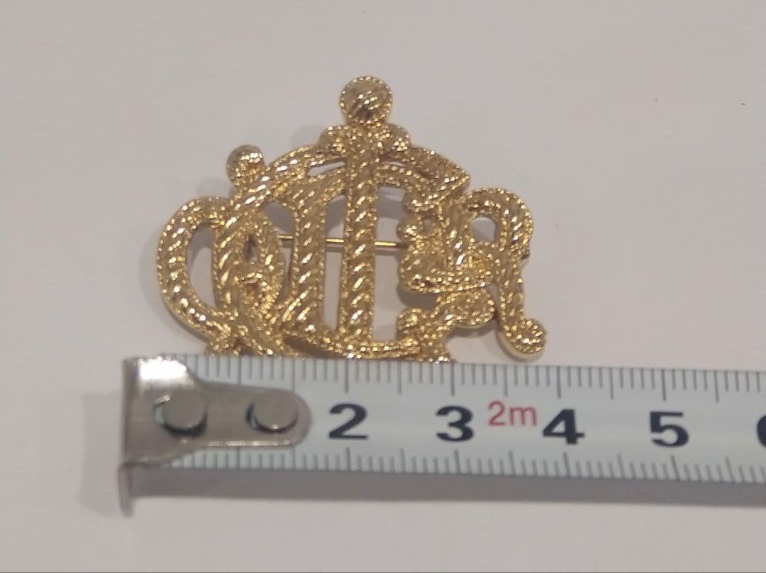 田中 野夫　Christian Dior ゴールドブローチ