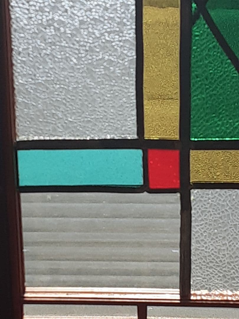 幾何学模様 ステンドグラスパネル