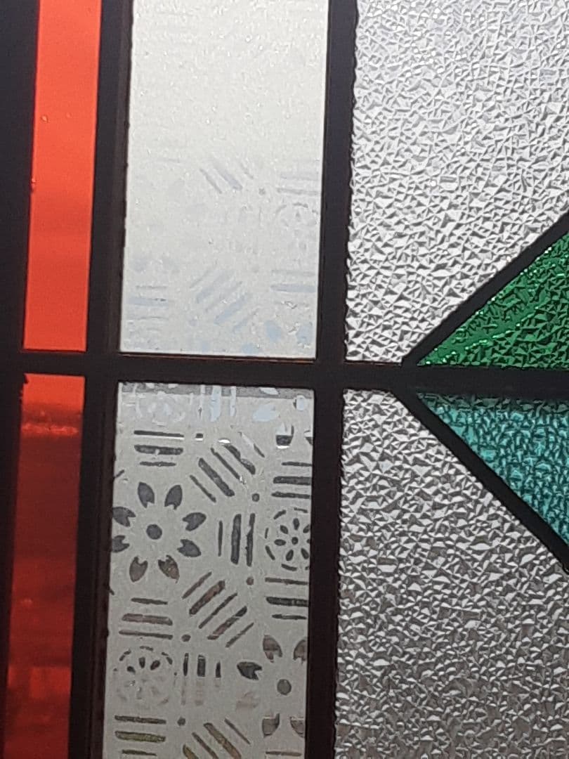 幾何学模様 ステンドグラスパネル