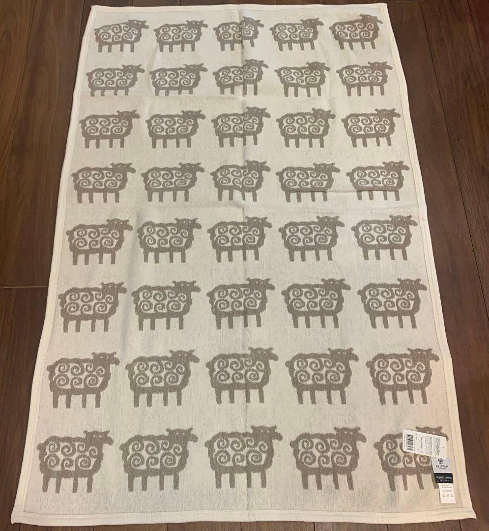 新品　クリッパン　ハーフ　コットンブランケット　カバー　シープ　ヒツジ