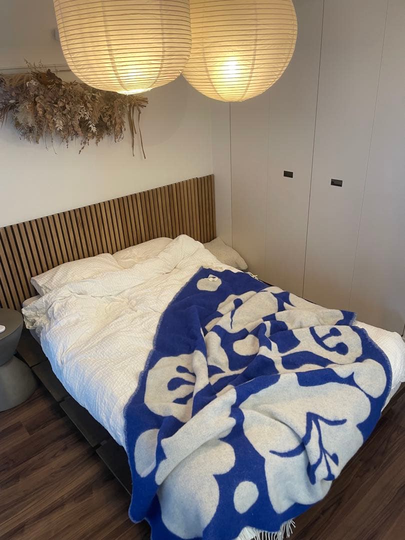 ARKET ブルーブランケット