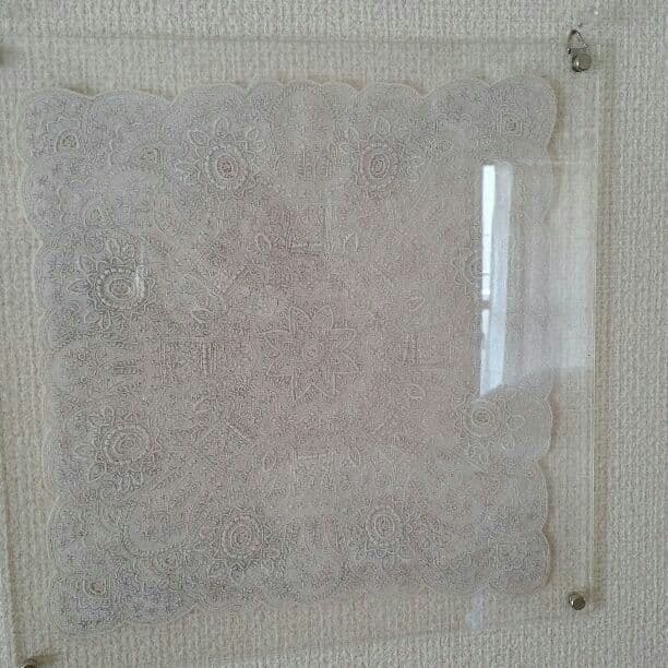 スワトウ刺繍　アクリル額装