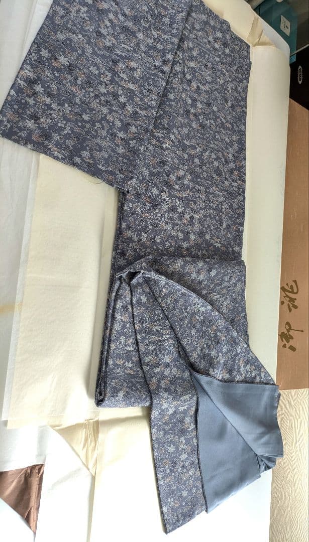 正絹伝統工芸士江戸小紋寄せ柄