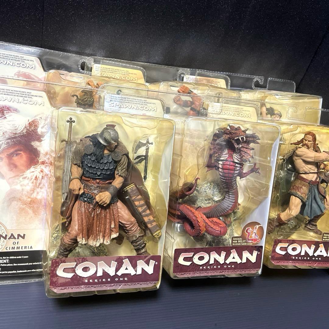 CONAN コナン　フィギュア　全6種　マクファーレン　新品未開封　シリーズ1