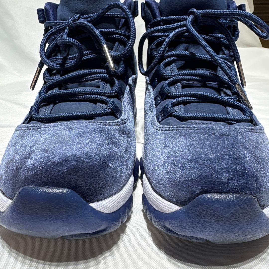 【美品】ナイキ エアジョーダン11 ミッドナイトネイビー ベルベット 25cm