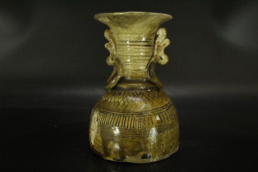 鎌倉期 瀬戸 花瓶(ZE557)