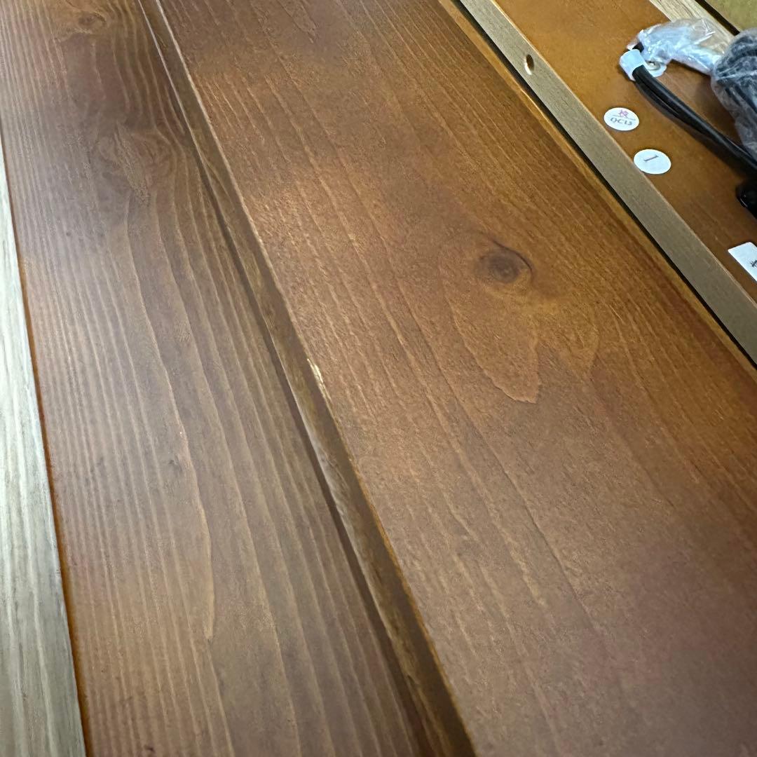 シングル すのこベッドフレーム 2口コンセント付き