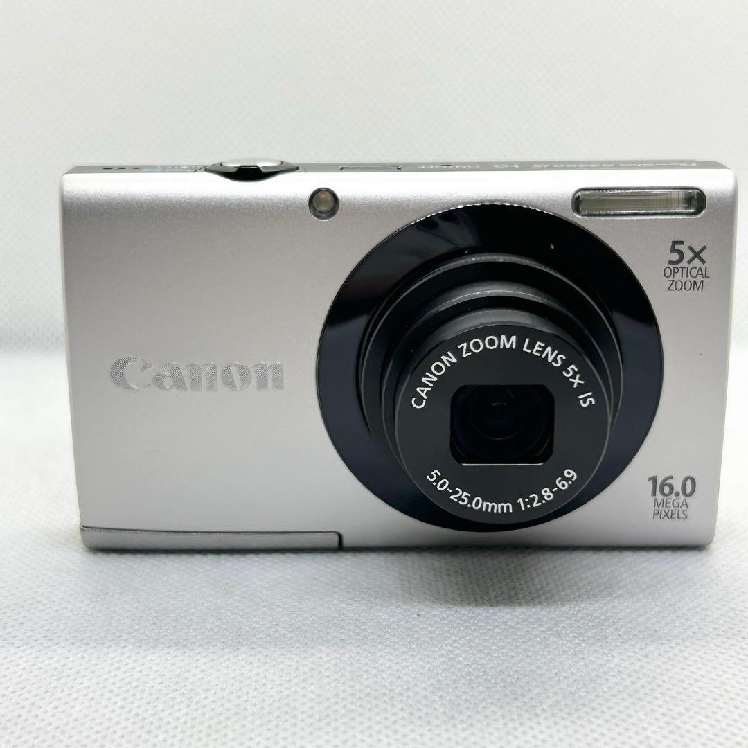 【美品】Canon コンパクトデジタルカメラA3400IS シルバー