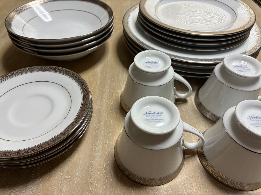 ノリタケNoritake シグニチャープラチナム　食器セット