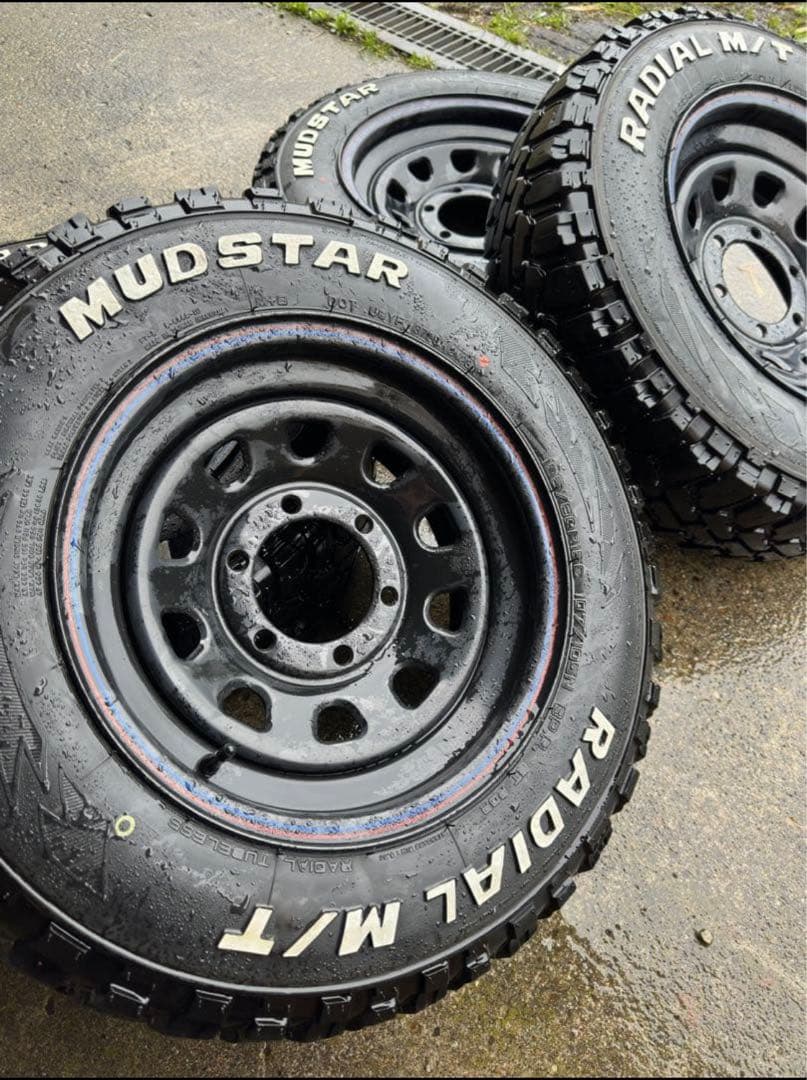 お正月限定値下 タイヤ（MUDSTAR）✖️ホイール（デイトナ）✖️フェンダーセット
