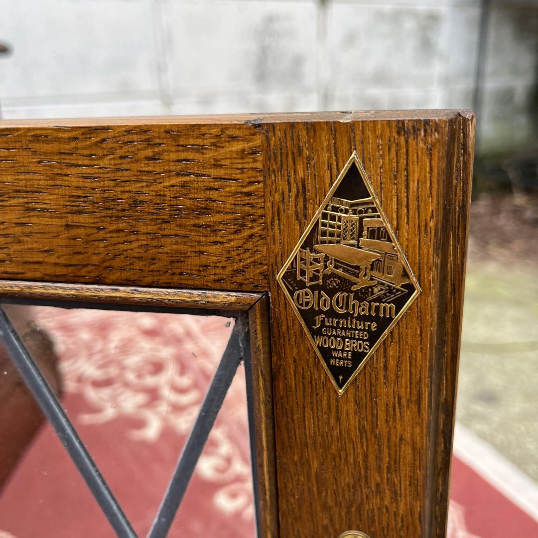 英国家具 ◾️Old Charm オールドチャーム 木製オーク材 テレビ台 収納棚