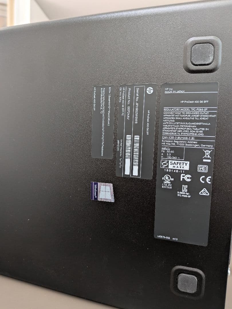 その他 ProDesk 400 G6 8GB 512GB(SSD) Win11 Pro