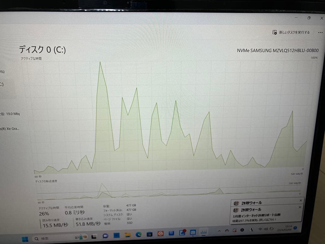 Windows11 ノートPC FMV A47H1LC