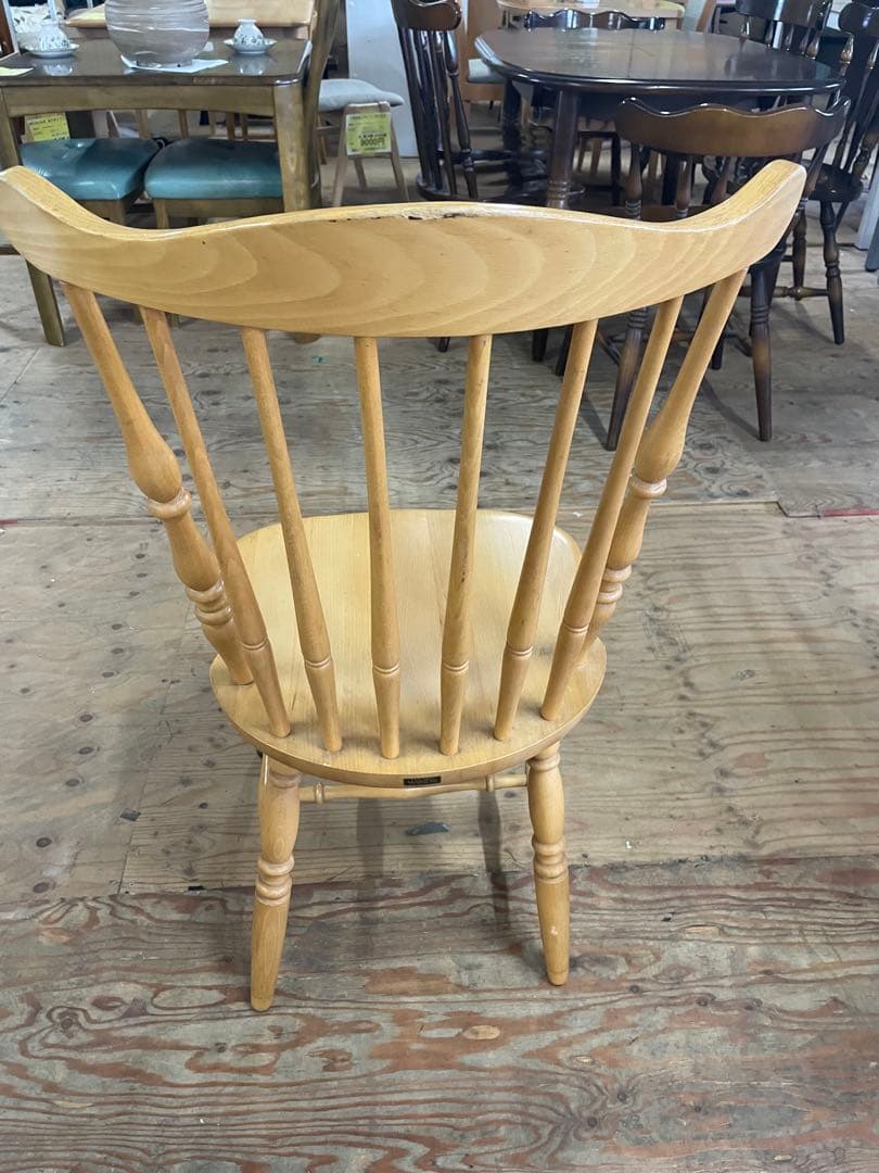 WINDS 太平家具　飛騨　木製　ダイニングチェア ウィンザーチェア　①