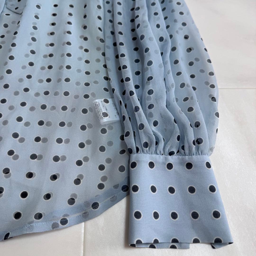 エキプモン Equipment シルク100%ボウタイブラウス XS