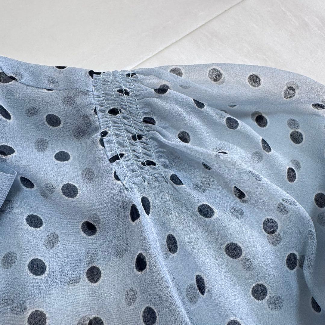 エキプモン Equipment シルク100%ボウタイブラウス XS