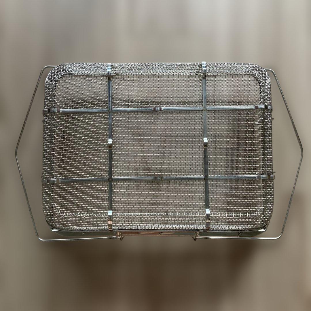 辻和金網　ふたつき干しかご(大)