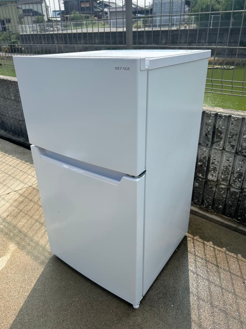 と*ん様 ホワイト 2ドア冷凍庫