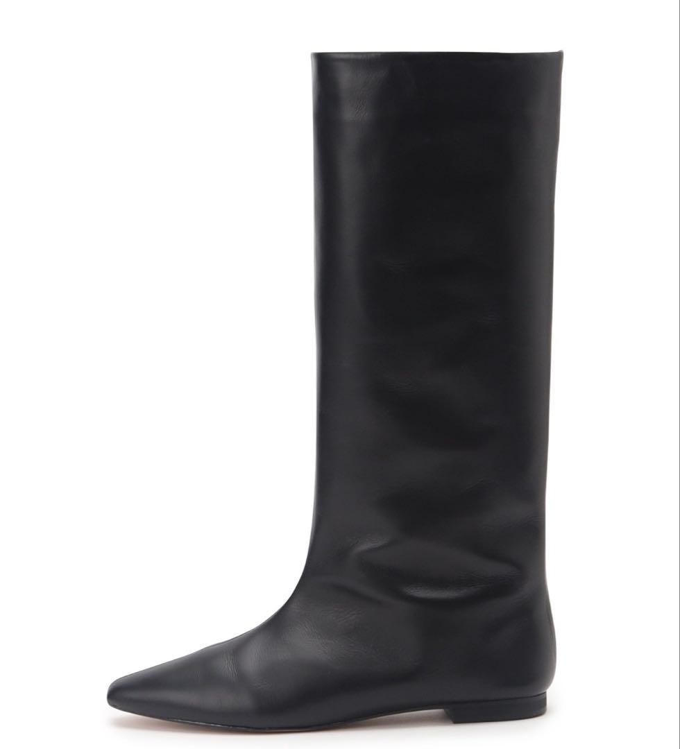 完売品 Dhyana. ディアナドット 金子綾 ロングブーツ レザー 23.5