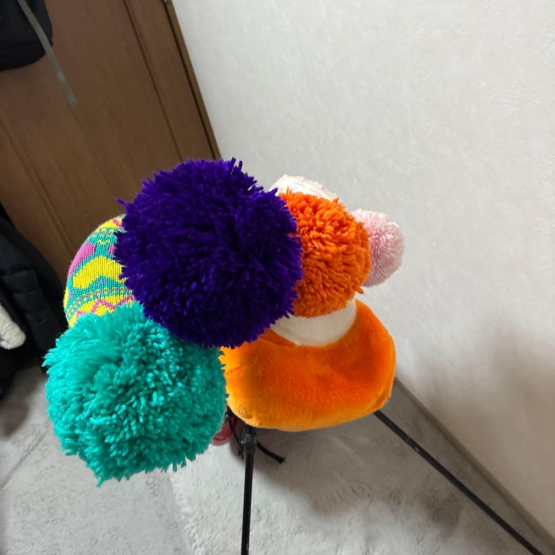 スタンド式キャディバッグ、ヘッドカバー、アイアンカバーセット　コモコーメ