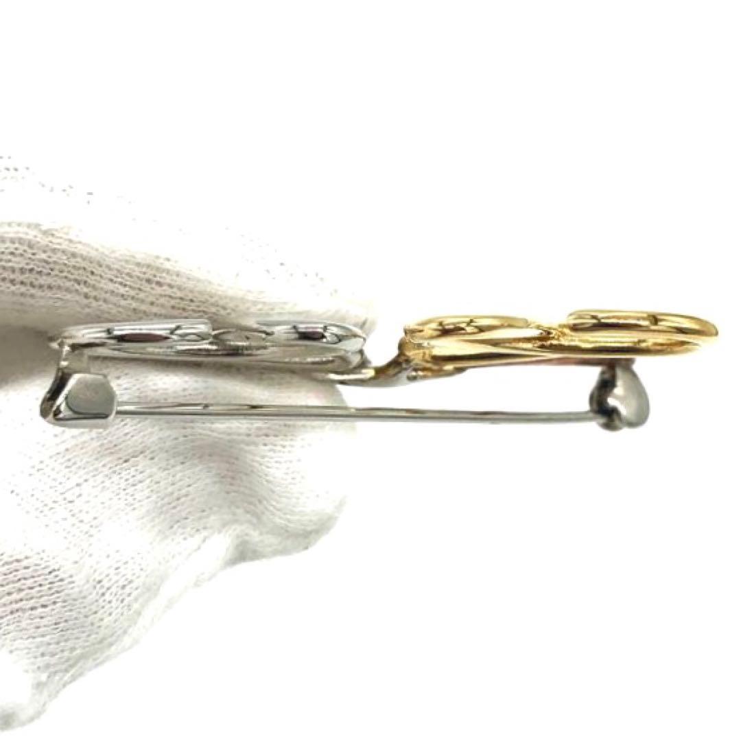 未使用級✨ロエベ ブローチ アナグラム パラジウム　4色 ゴールドシルバー