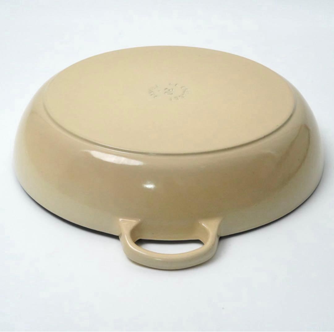 【美品】LE CREUSET　ビュッフェキャセロール　デューン　30cm