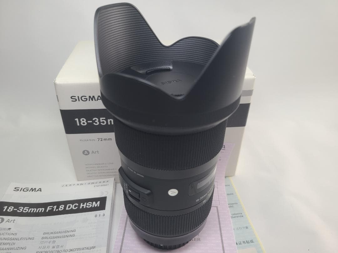 【EF-MFC変換付】SIGMA18-35mmART F1.8DC EFマウント