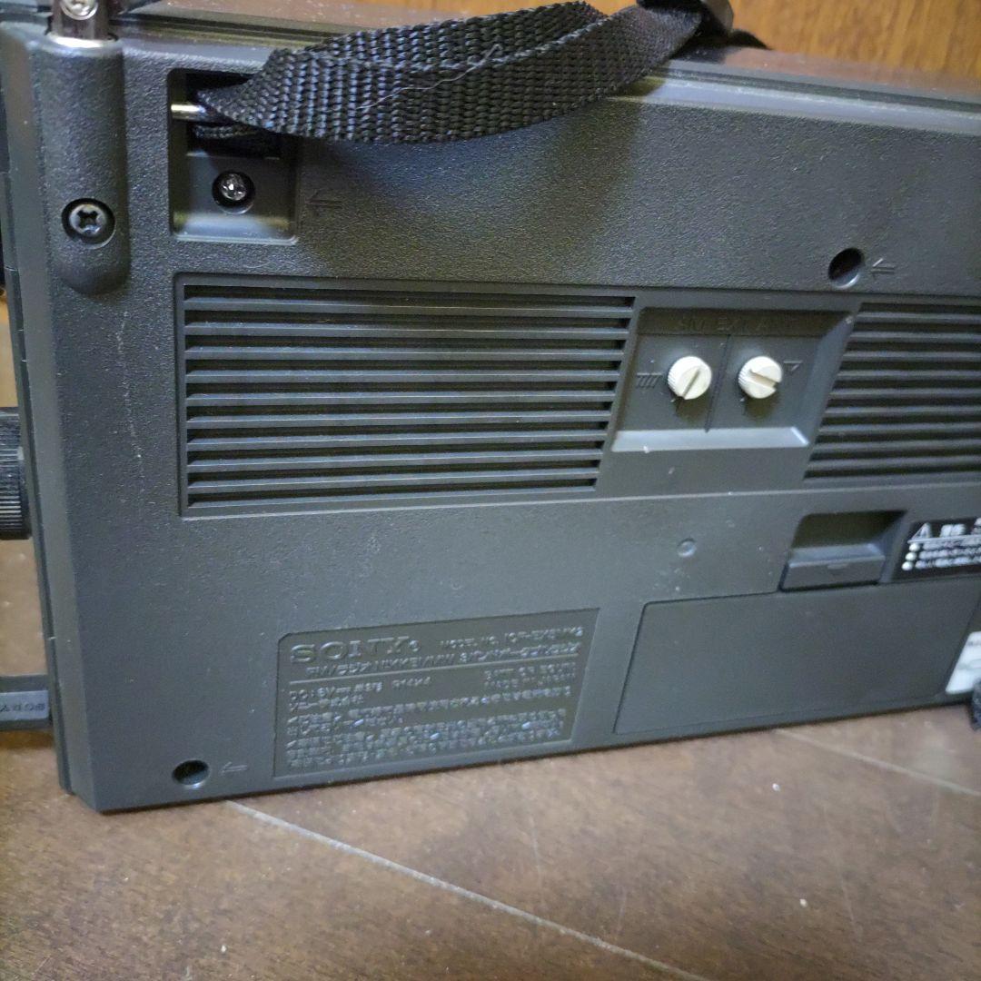 【美品】sony icf-ex5 mk2 高感度ラジオ ※当時ACアダプター付