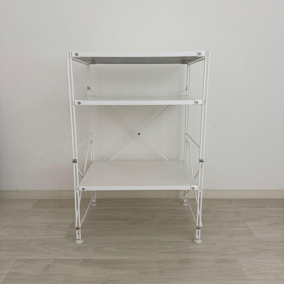 無印良品 スチールユニットシェルフ 小 ライトグレー