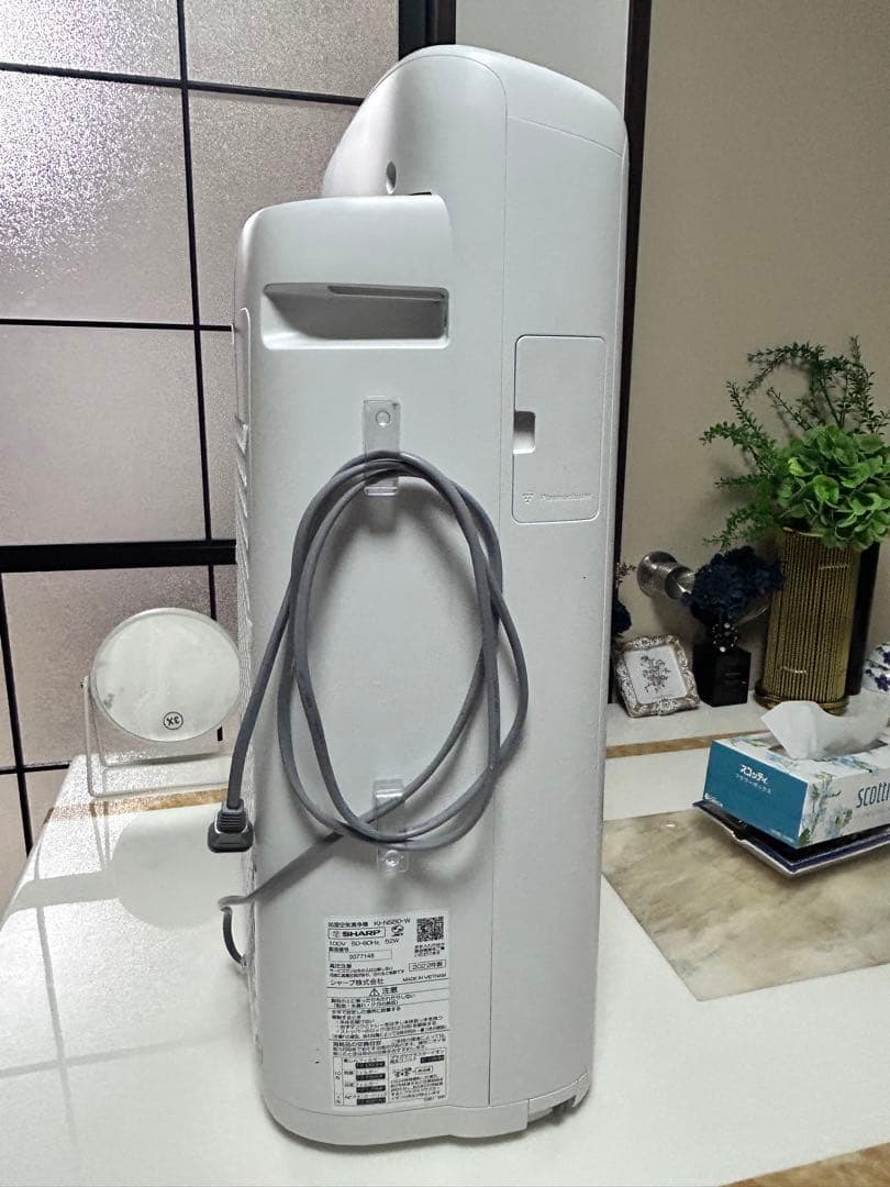 【美品】SHARP シャープ 加湿空気清浄機 2022年製　KI-NS50-W