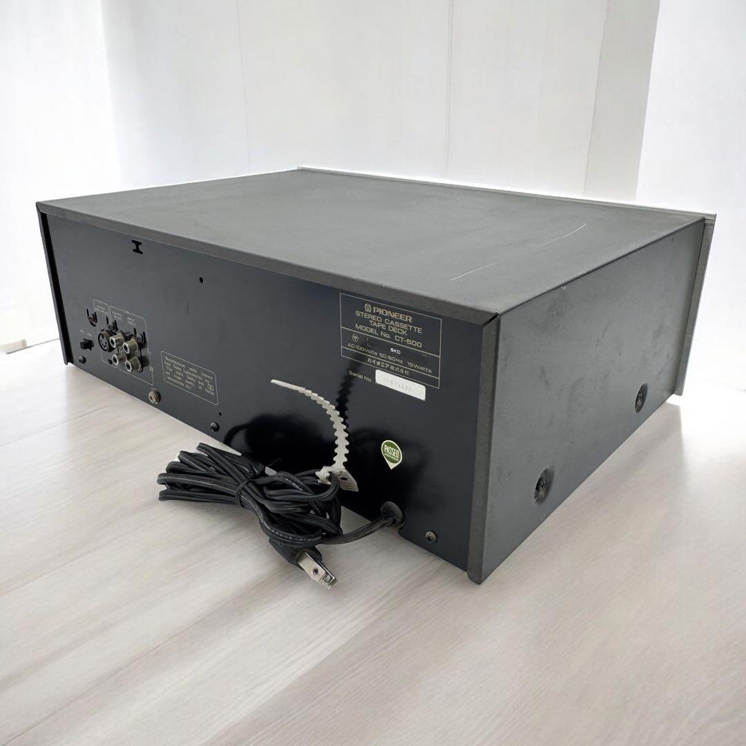 【再生確認済み】pioneer パイオニア CT-500 カセットデッキ