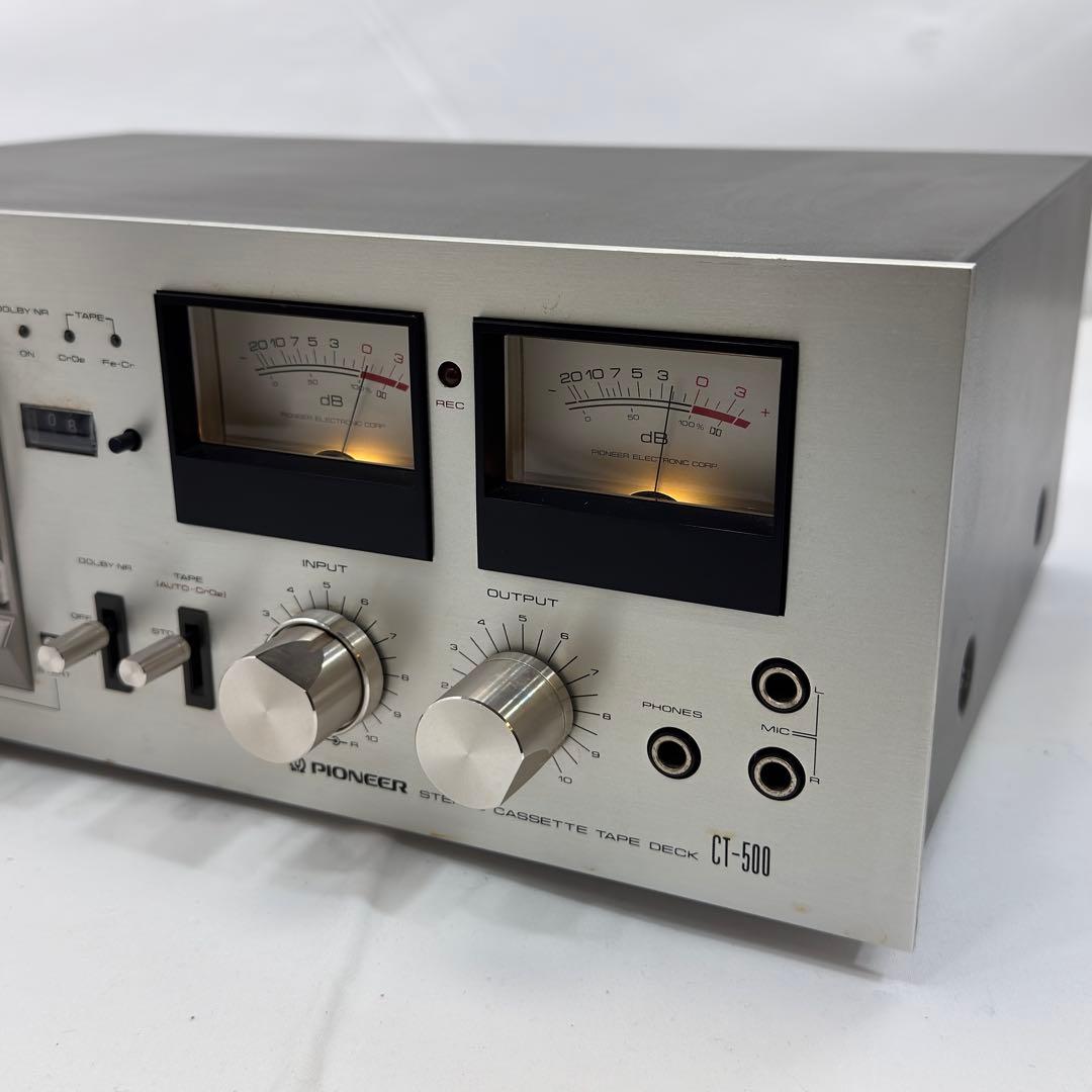 【再生確認済み】pioneer パイオニア CT-500 カセットデッキ
