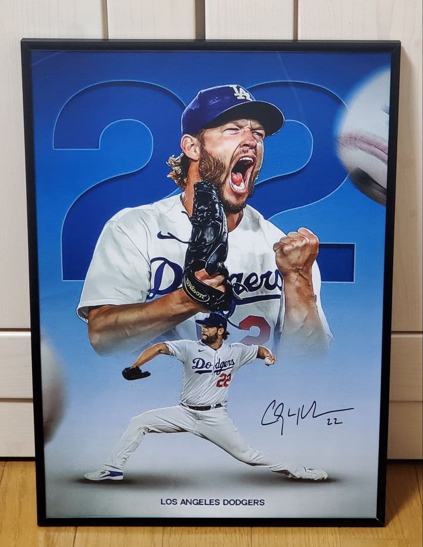 k14☆ドジャース大谷翔平 MVP！A3サイズポスターフレーム付き⑭セット