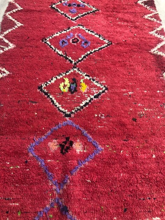 モロッカンラグ　287cmx115cm