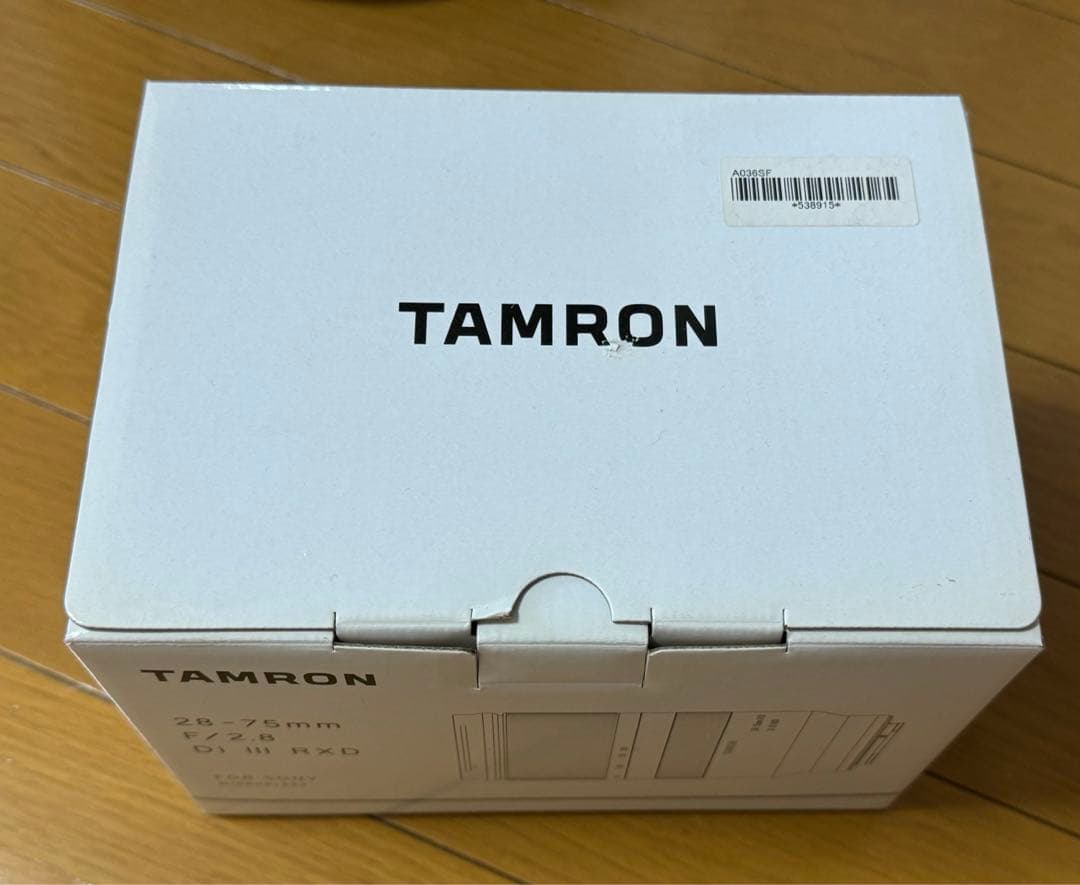 TAMRON(タムロン) 28-75mm F2.8 DiIII RXDソニーE用