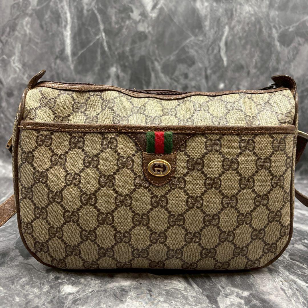 専用✨美品✨GUCCI GGシェリーライン ショルダーバッグ ベージュ ブラウン