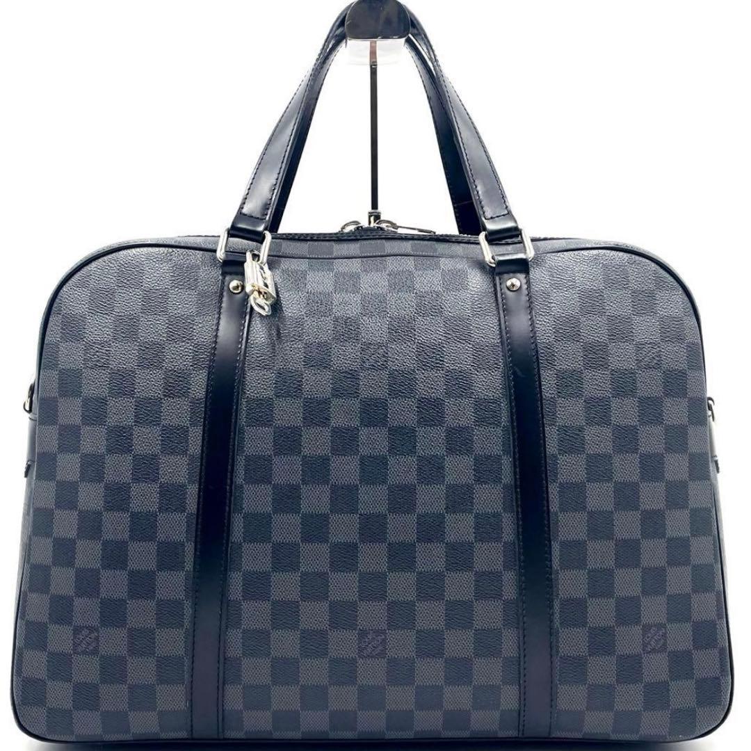 【美品】ルイヴィトン ダミエグラフィット ヨーン 2wayビジネスバッグ 大容量