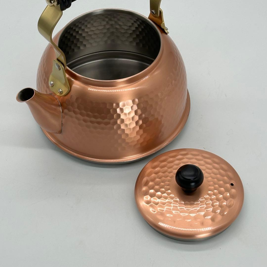 銅 ケトル 1.5L IH対応 鎚目 やかん 日本製 新光堂 ケトル 銅やかん
