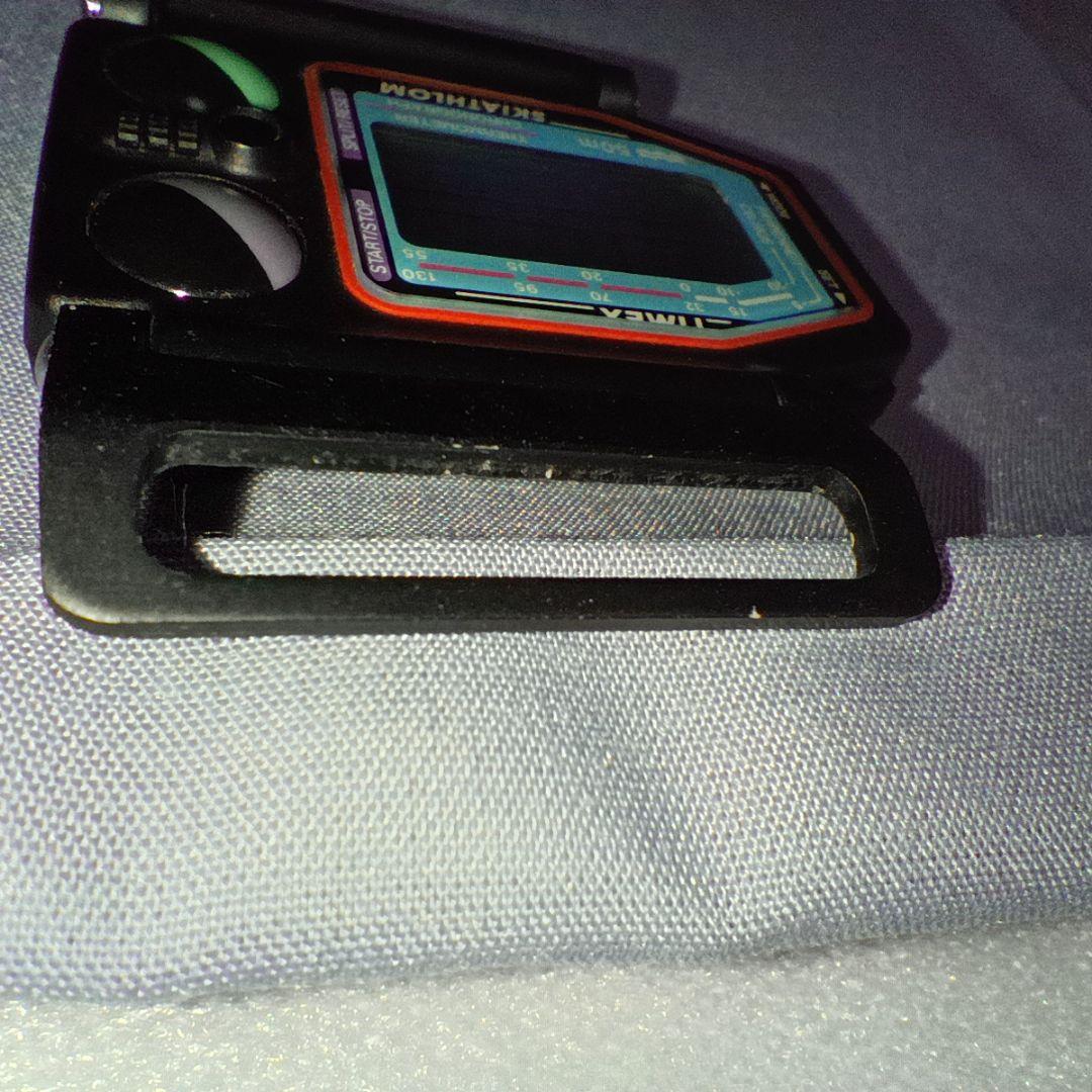 TIMEX SKIATHLOM本体のみ 汎用ベルト付 動作OKタイメックス豆球