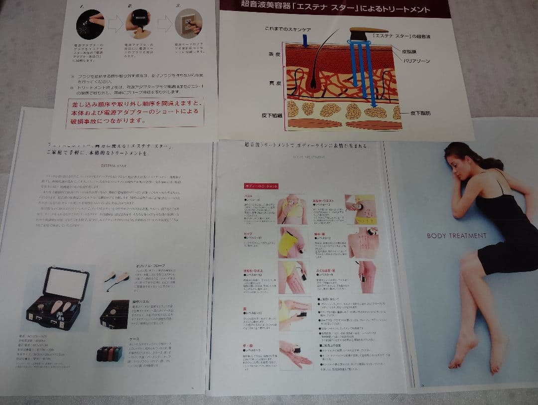 エステナ・スター 本格超音波美容器★参考セット価格２９６０００円