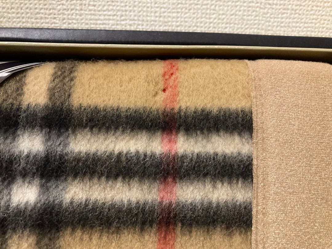 ✨未使用✨Burberry バーバリー 毛布 オールラム 西川産業